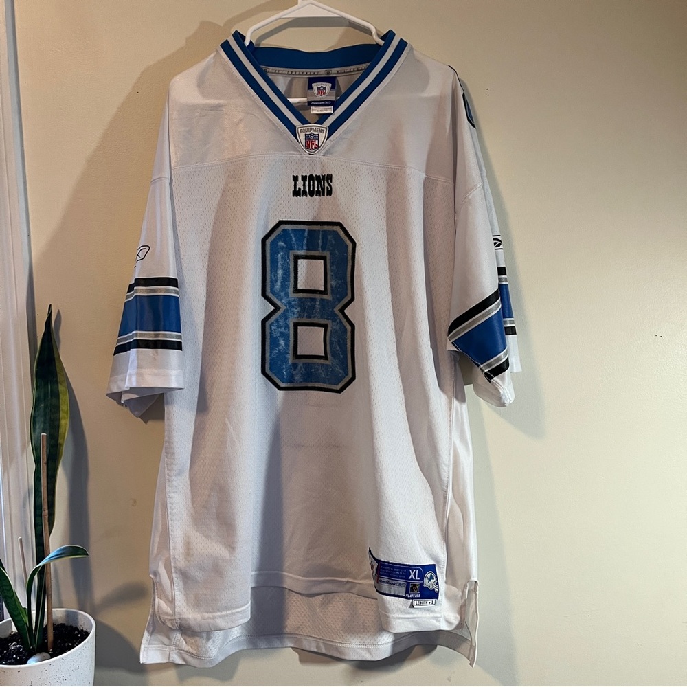 VTG Reebok Detroit Lions Jon Kitna Jersey, Men’s XXL - Picture 2 of 2